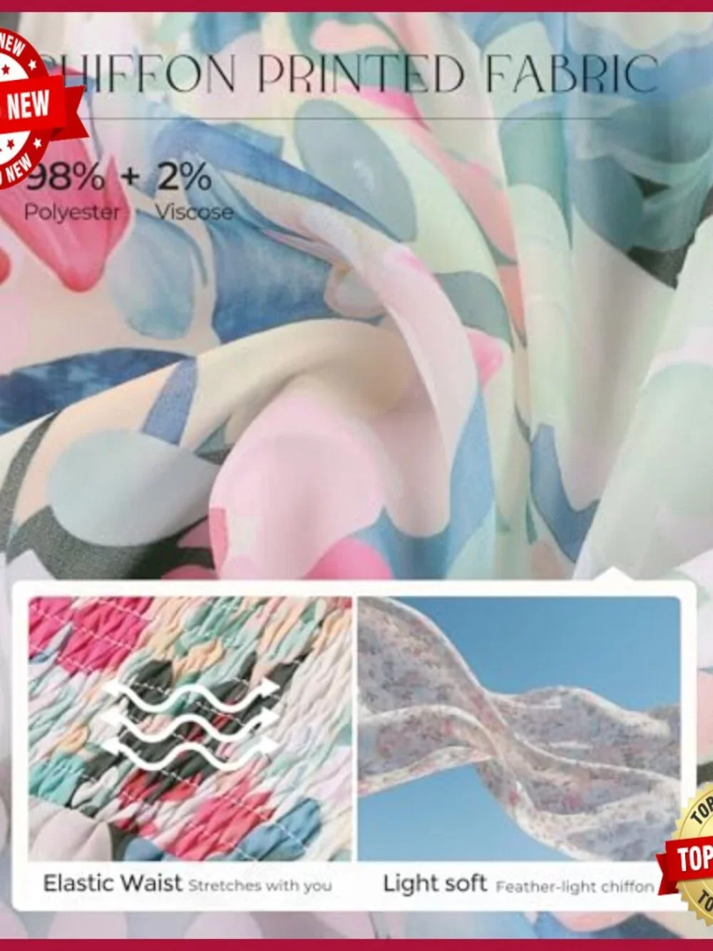 Maxi Dress with Pockets, V-Neck, Zipper Closure, Summer Formal Wear - Picture 5 of 7